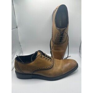 Aston Grey Collection Drake Brown Leather Shoes Men's Size US 8.5